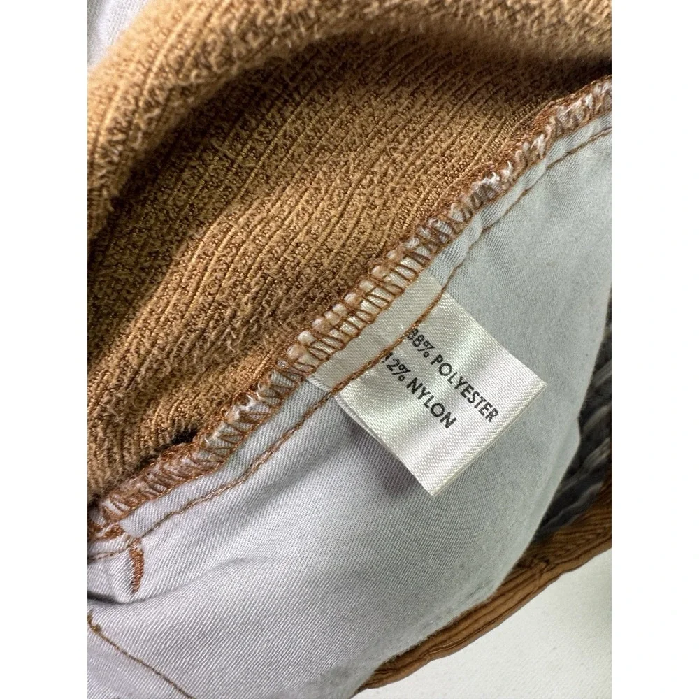 Patrick James Corduroy Pants Mens 40 (Measures 43x28) Brown Stretch